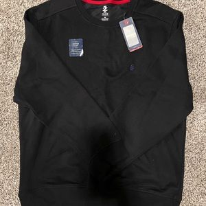Izod Mens Crewneck Pullover NWT Size Medium - Black